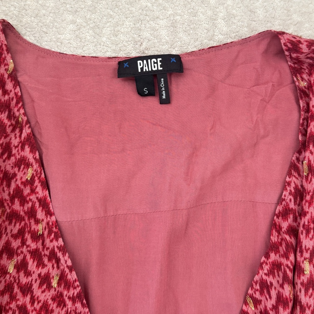 PAIGE Sandee Tie Front Swing Mini Dress - Picture 7 of 8